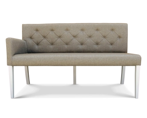 Modułowe ławki z oparciem do restauracji do poczekalni.