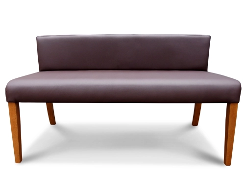 Niska ławka z oparciem do restauracji do kuchni.