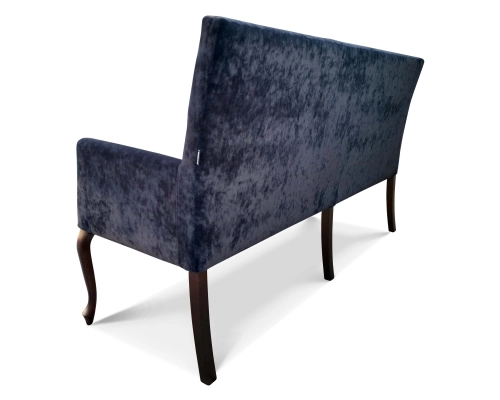 Ławka Ludwik pikowana kryształkami o wysokości 98cm