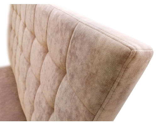 Ławka bez podłokietników o wysokośći 130cm z oparciem pikowanym w kwadraty