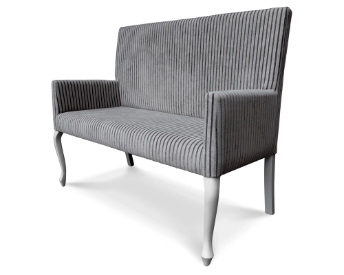 Ławka Ludwik profil prosty z gładkim oparciem