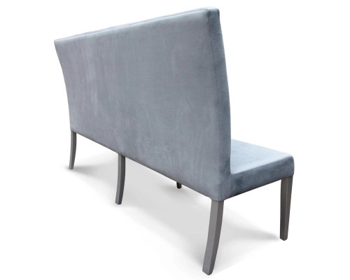 Ławka bez podłokietników o wysokośći 108cm z oparciem pikowanym w karo