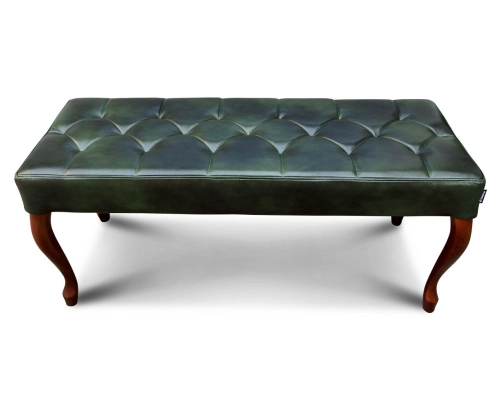 Skórzana pufa Ludwik