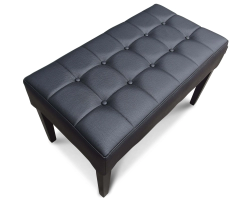 Pufa średnia pikowana guzikami w kwadraty