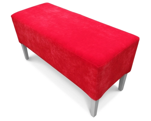 Pufa gruba z siedziskiem gładkim