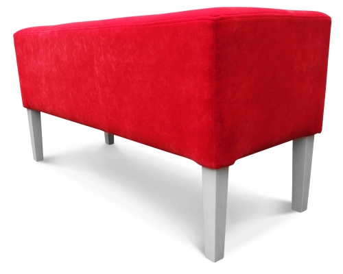 Pufa gruba z siedziskiem gładkim