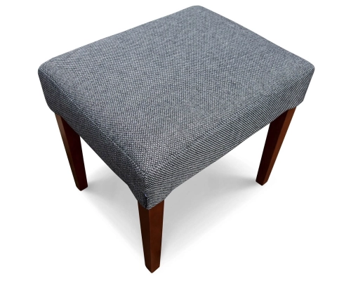 Pufa wąska z siedziskiem gładkim