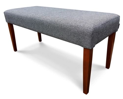 Pufa wąska z siedziskiem gładkim