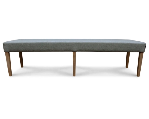 Pufa wąska z siedziskiem gładkim niepikowanym.