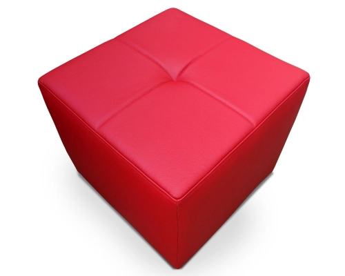 Pufa pełna pikowana kwadratowa