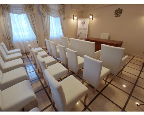 Krzesła ślubne - Sala ślubów Świeradów Zdrój